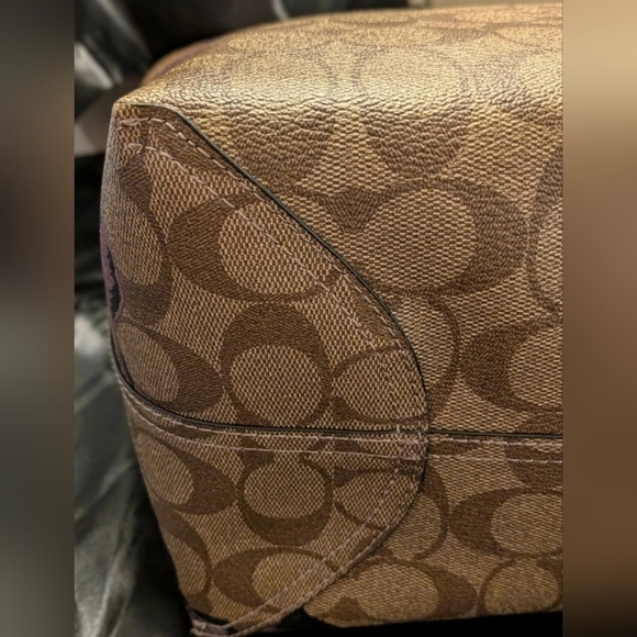 COACH City Tote in Signature Canvas with KAFFE FASSETT Print - NWT! - Picture 5 of 9